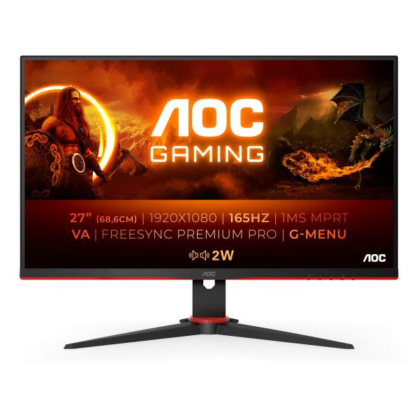 MON 27IPS GAMING 1MS MM HDMI DP FHD 27G2SAE/BK