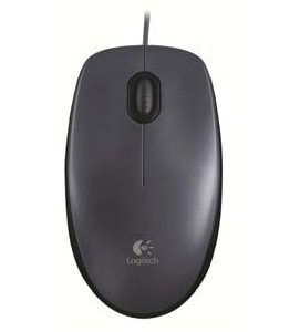 MOUSE M90 LOG GREY CON FILO USB