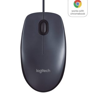 MOUSE B100 LOG OEM USB BK NERO CON SCROLLING