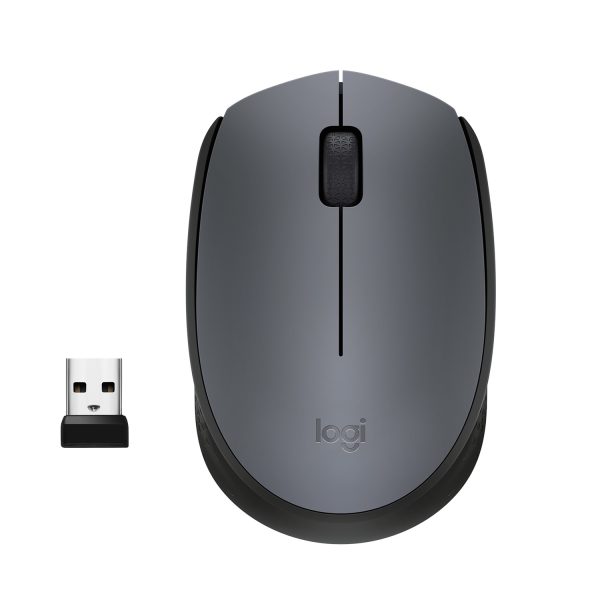 MOUSE M170 LOG CORDLESS GREY LOGITECH USB NANO RECEIVER