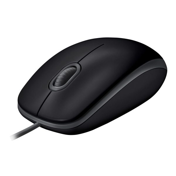 MOUSE B110 LOG SILENT DARK OPTICAL NERO CON SCROLLING USB