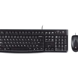 TASTIERA MK120 LOG + MOUSE NERA USB RETAIL